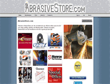 Tablet Screenshot of abrasivestore.com